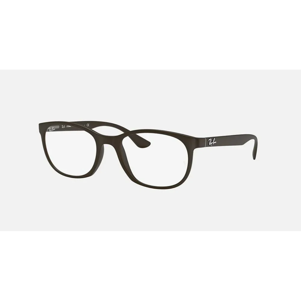 RAYBAN Unisex Eyeglasses RX7183-8063 Sand Brown 51-19-145